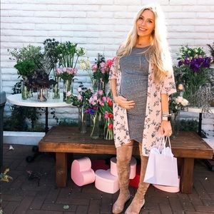 Morning Lavender Floral Kimono